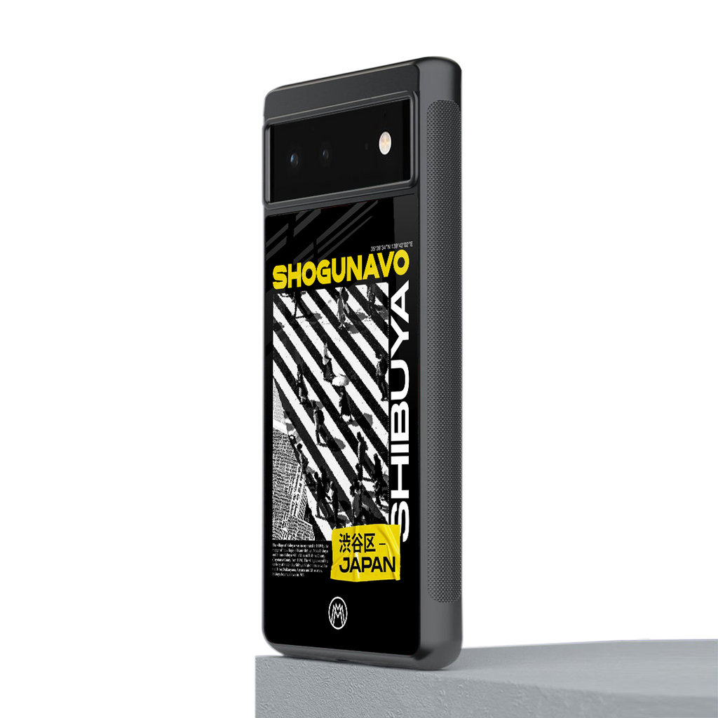 shogunavo shibuya back phone cover | glass case for google pixel 6