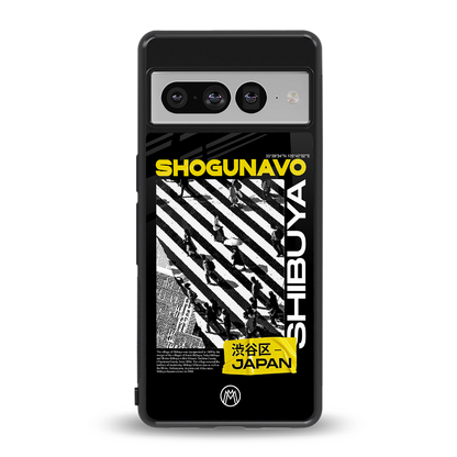 shogunavo shibuya back phone cover | glass case for google pixel 7 pro
