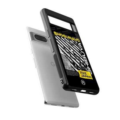 shogunavo shibuya back phone cover | glass case for google pixel 7 pro