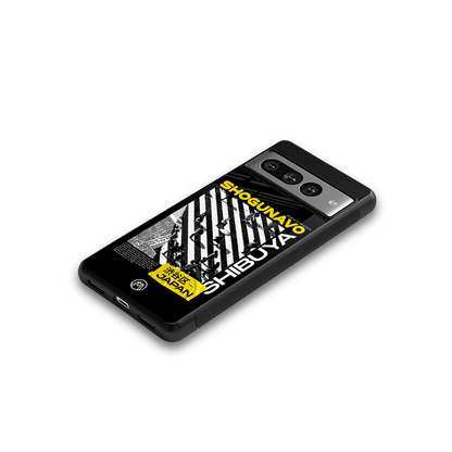 shogunavo shibuya back phone cover | glass case for google pixel 7 pro