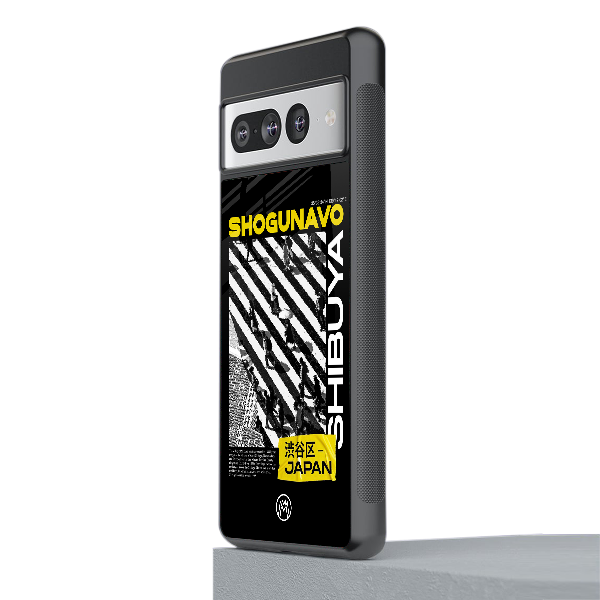 shogunavo shibuya back phone cover | glass case for google pixel 7 pro