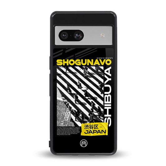 shogunavo shibuya back phone cover | glass case for Google Pixel 7A
