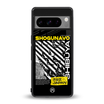 shogunavo shibuya back phone cover | glass case for google pixel 8 pro