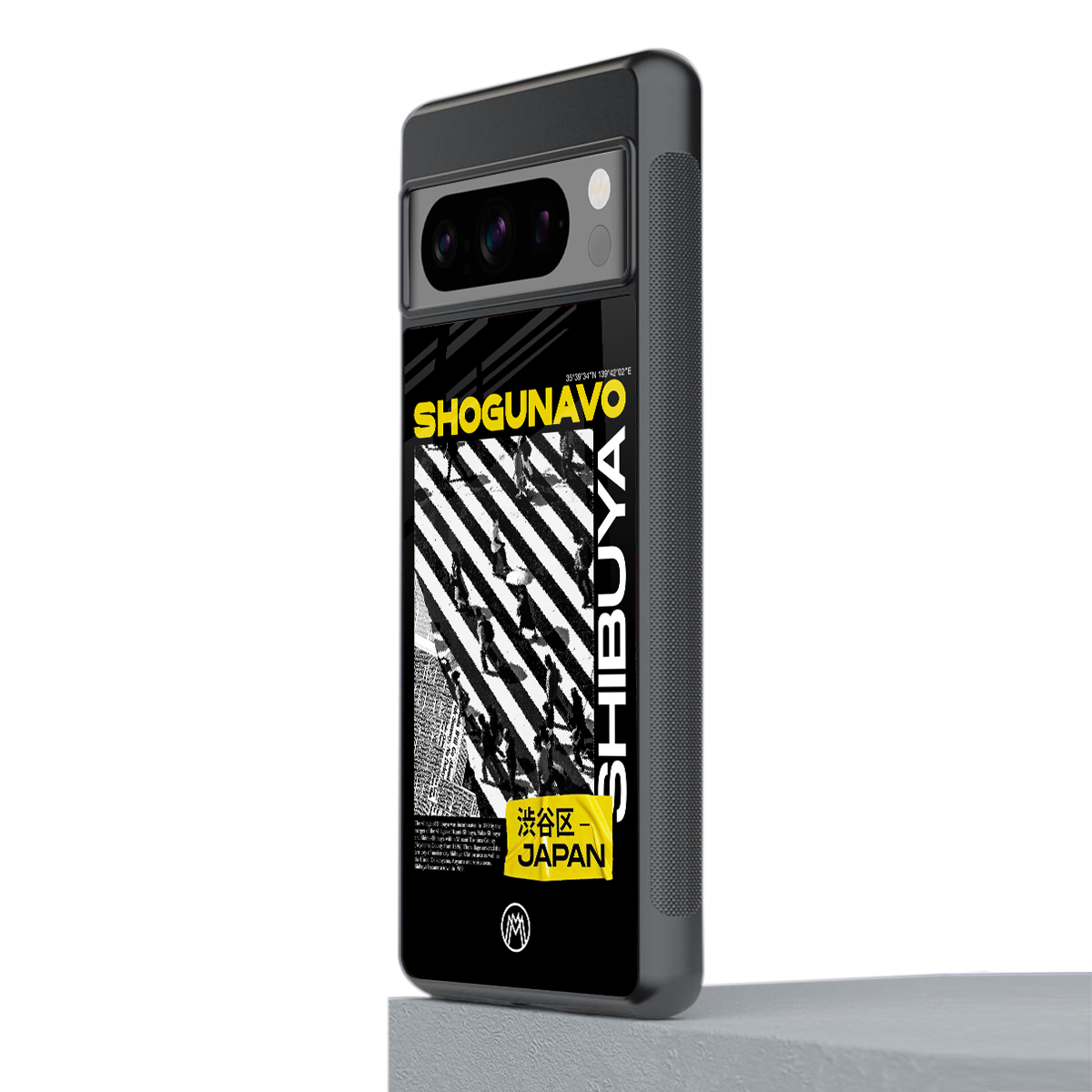 shogunavo shibuya back phone cover | glass case for google pixel 8 pro