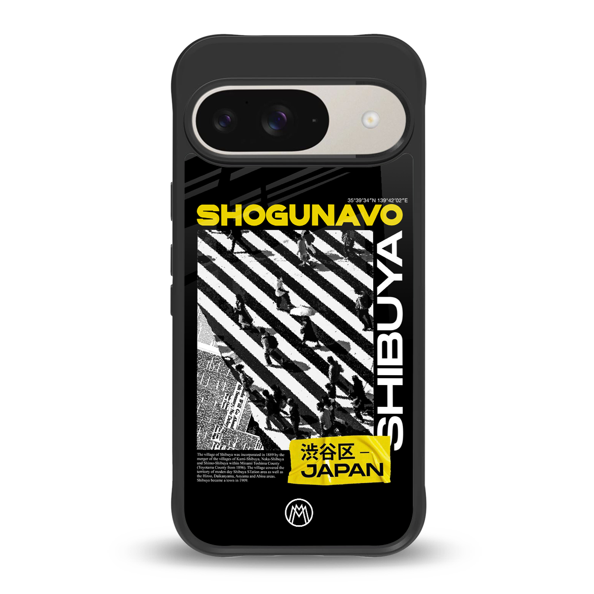 shogunavo shibuya back phone cover | glass case for google pixel 9