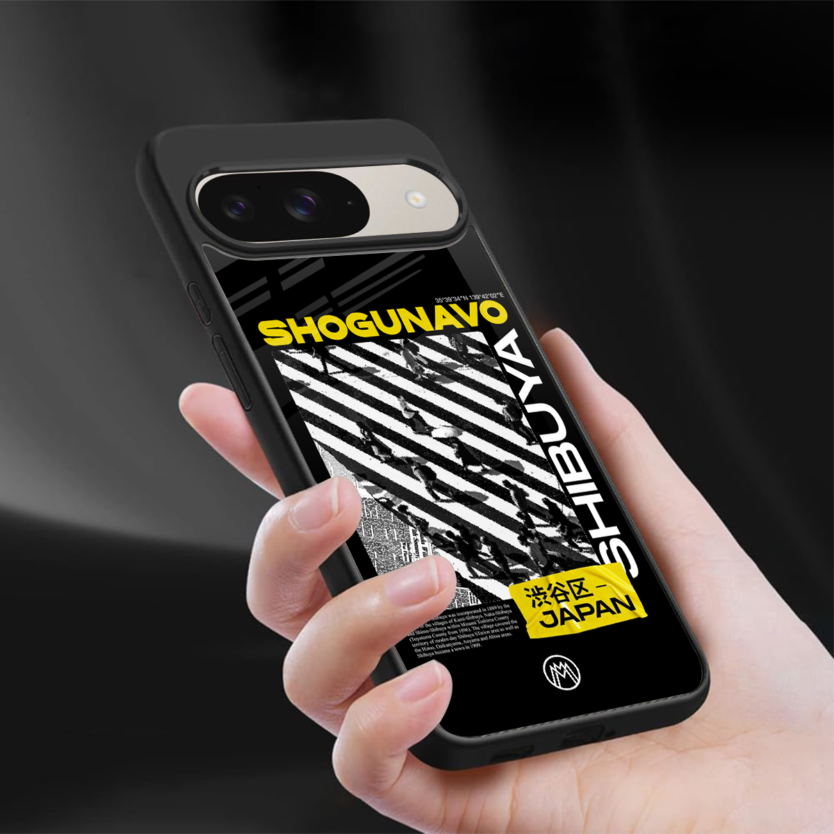 shogunavo shibuya back phone cover | glass case for google pixel 9