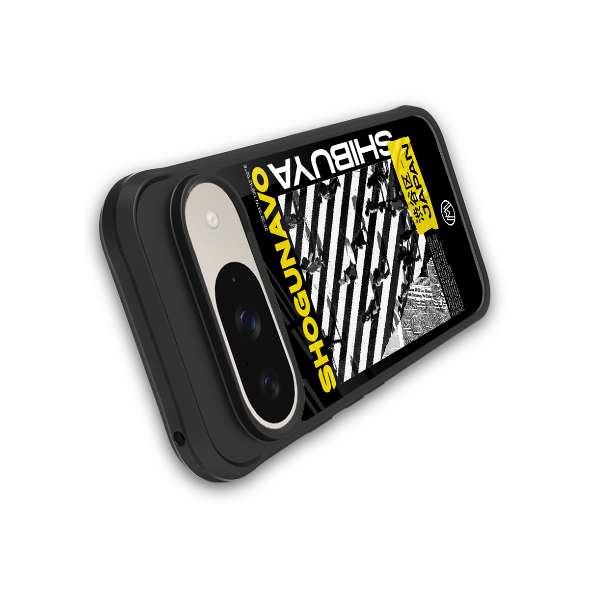 shogunavo shibuya back phone cover | glass case for google pixel 9