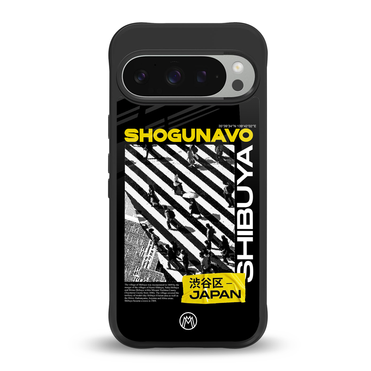 shogunavo shibuya back phone cover | glass case for google pixel 9 pro xl