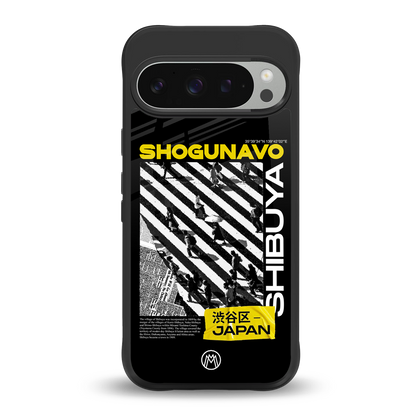 shogunavo shibuya back phone cover | glass case for google pixel 9 pro xl
