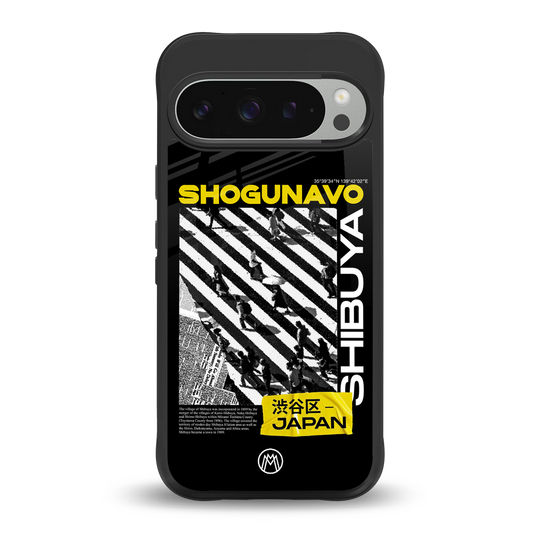 shogunavo shibuya back phone cover | glass case for google pixel 9 pro xl