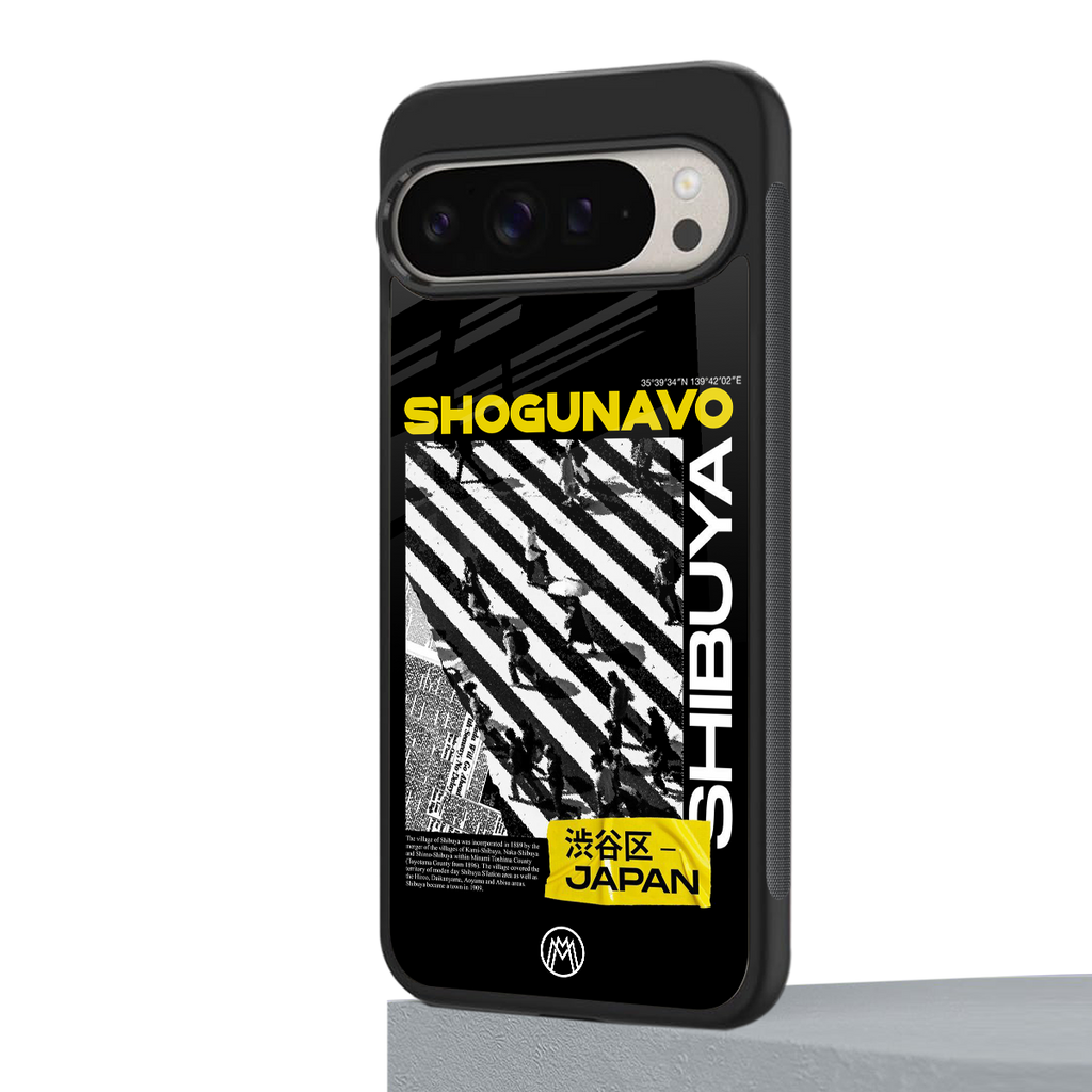 shogunavo shibuya back phone cover | glass case for google pixel 9 pro