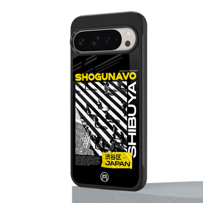 shogunavo shibuya back phone cover | glass case for google pixel 9 pro xl