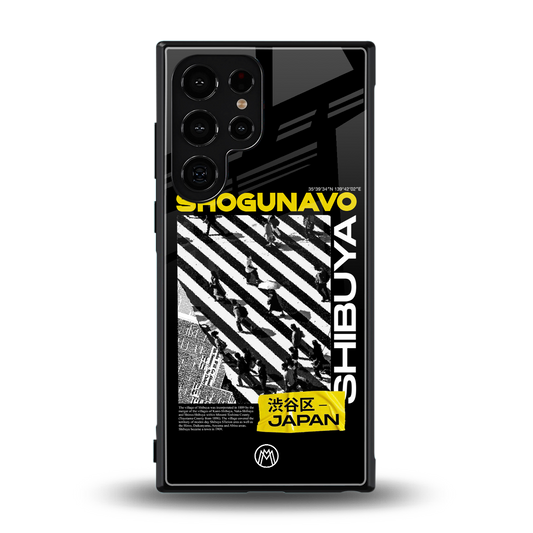 shogunavo shibuya back phone cover | glass case for samsung galaxy s24 ultra