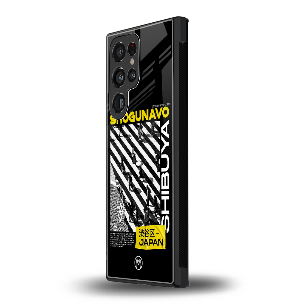 shogunavo shibuya back phone cover | glass case for samsung galaxy s23 ultra
