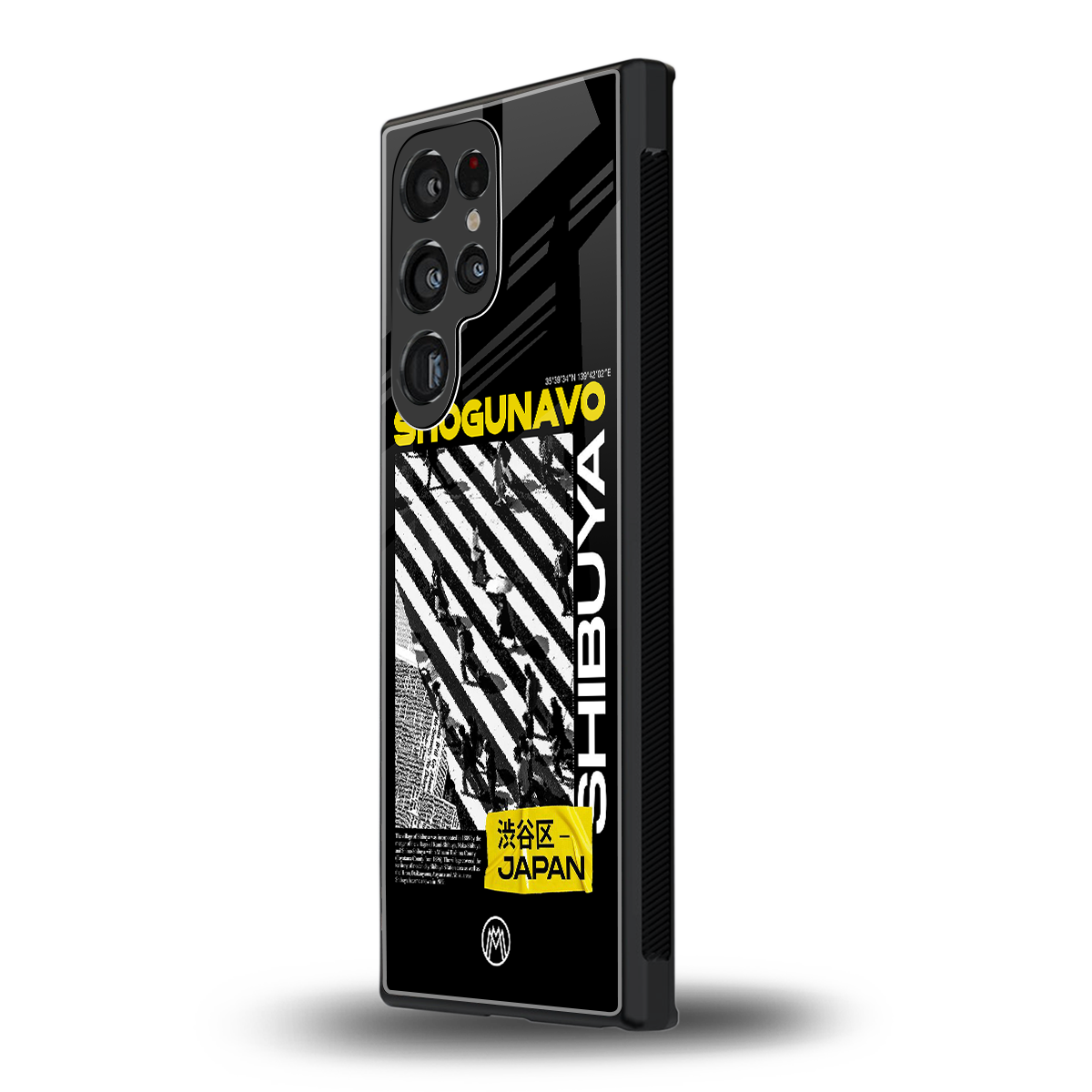 shogunavo shibuya back phone cover | glass case for samsung galaxy s23 ultra
