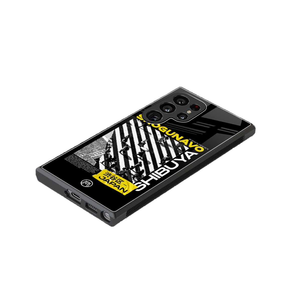 shogunavo shibuya back phone cover | glass case for samsung galaxy s23 ultra