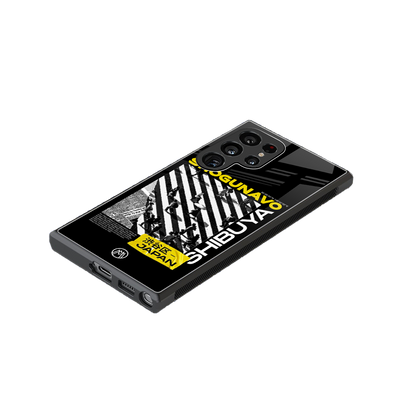 shogunavo shibuya back phone cover | glass case for samsung galaxy s23 ultra