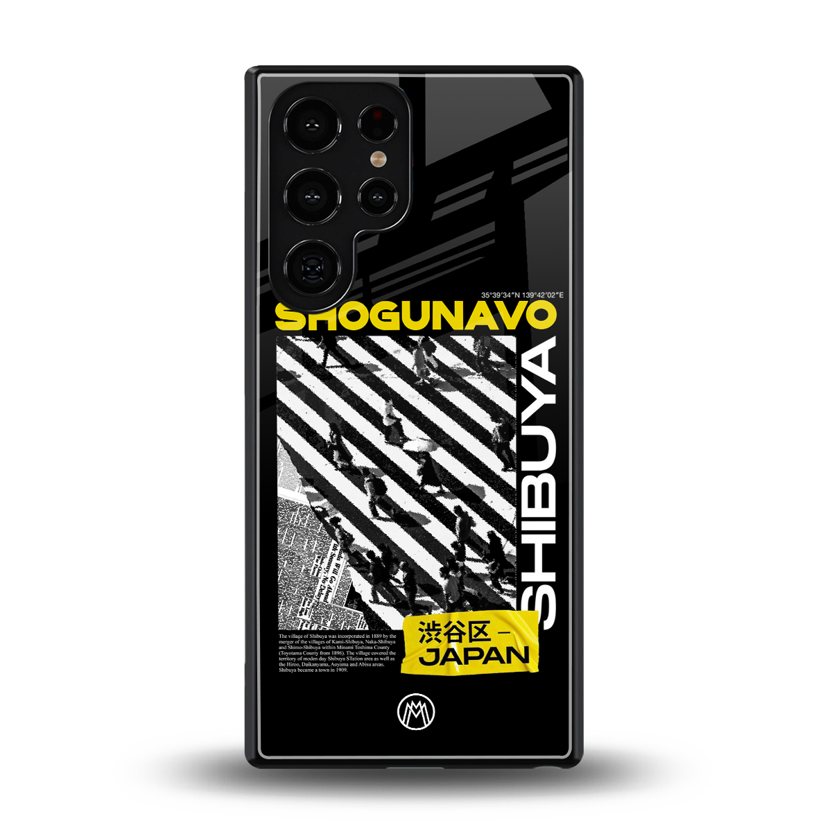 shogunavo shibuya back phone cover | glass case for samsung galaxy s25 ultra