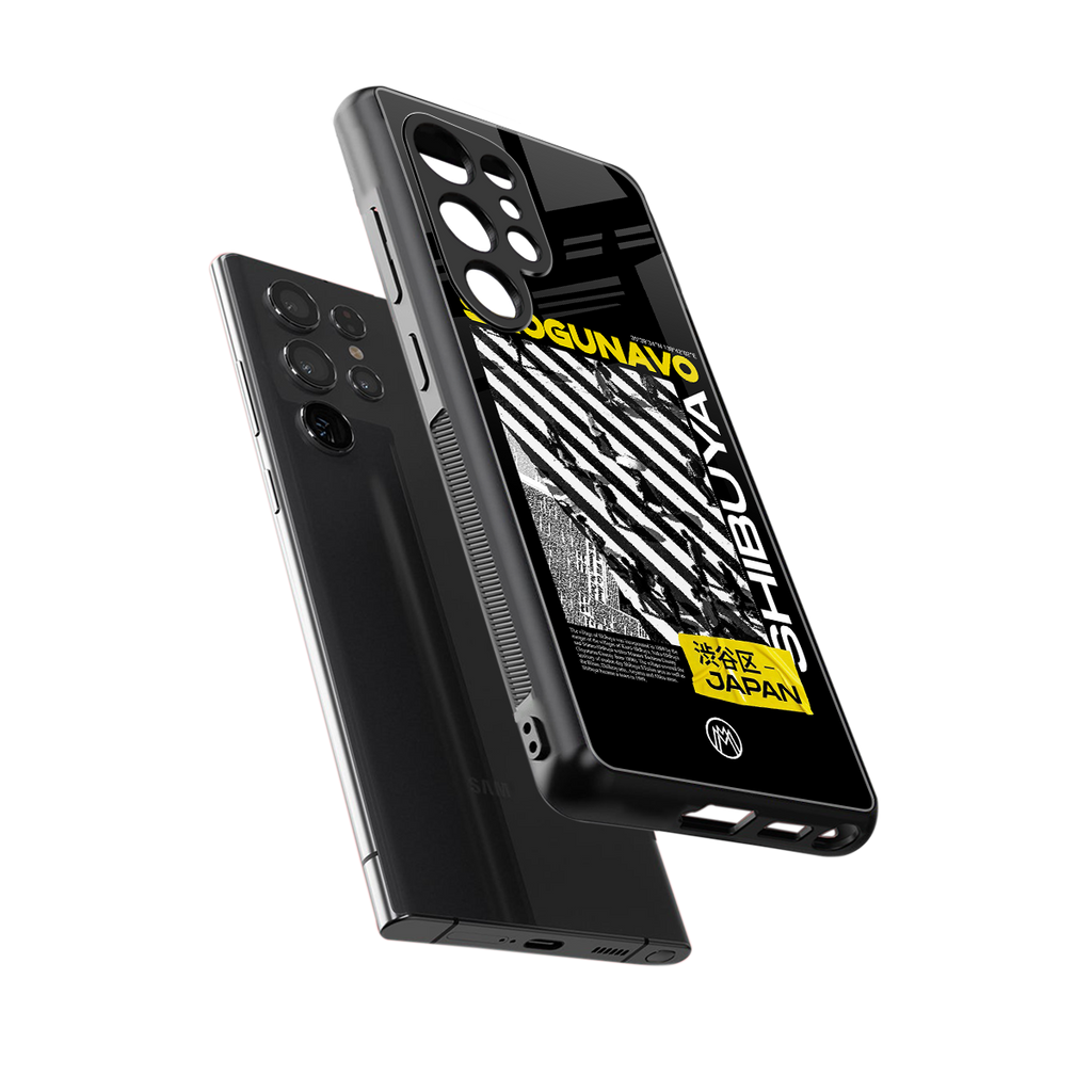 shogunavo shibuya back phone cover | glass case for samsung galaxy s25 ultra