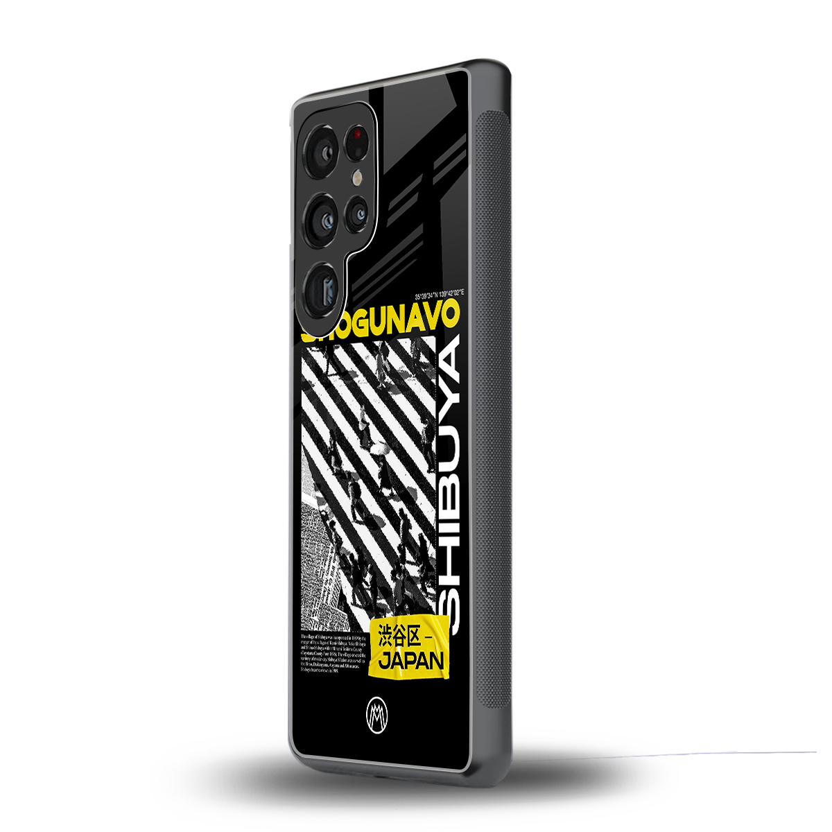 shogunavo shibuya back phone cover | glass case for samsung galaxy s25 ultra