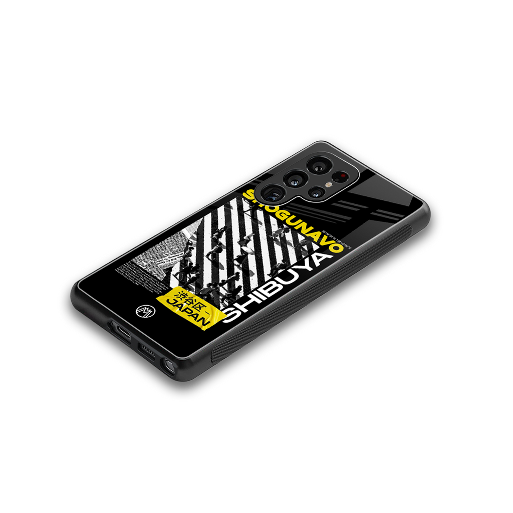 shogunavo shibuya back phone cover | glass case for samsung galaxy s25 ultra