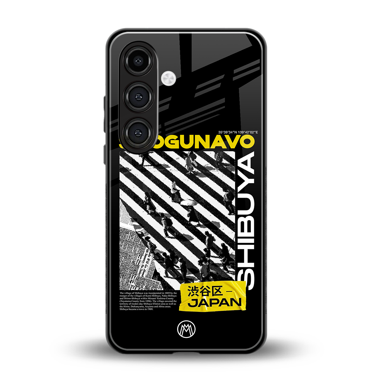 shogunavo shibuya back phone cover | glass case for samsung galaxy s24