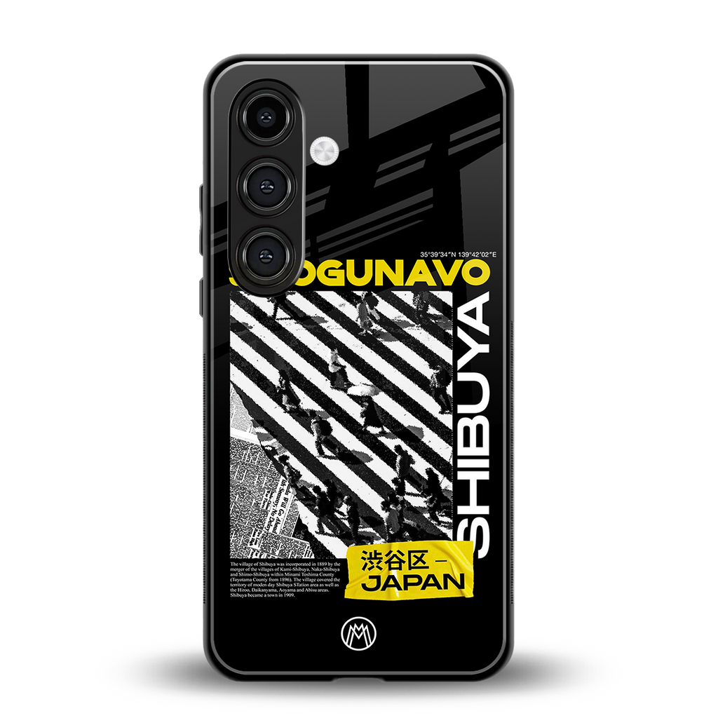 shogunavo shibuya back phone cover | glass case for samsung galaxy s25