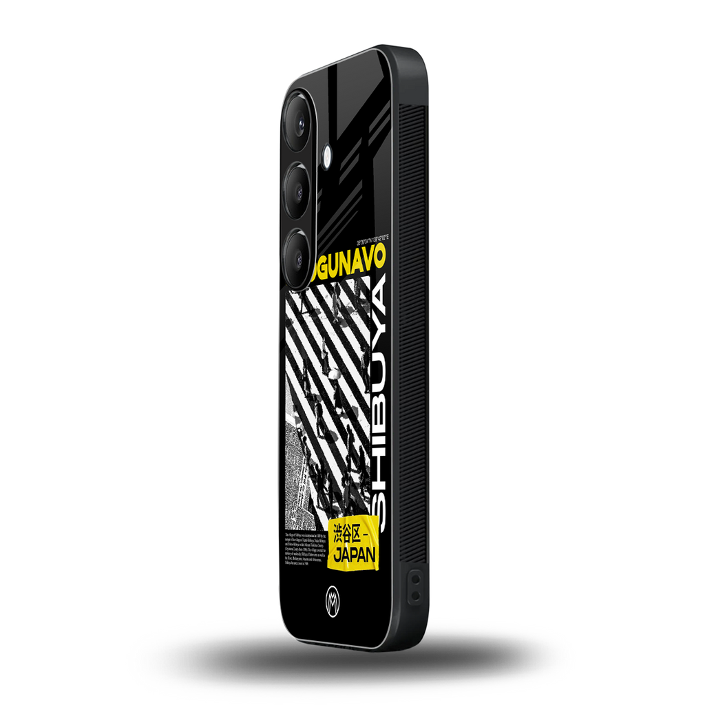 shogunavo shibuya back phone cover | glass case for samsung galaxy s25 plus