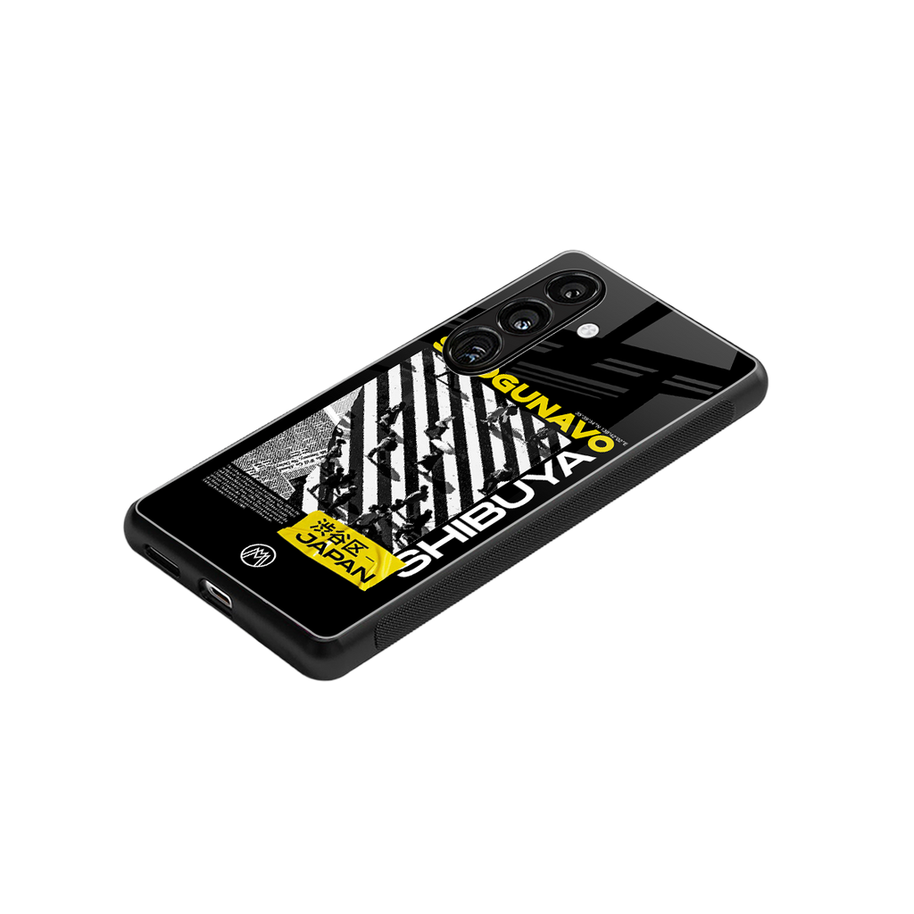 shogunavo shibuya back phone cover | glass case for samsung galaxy s25 plus