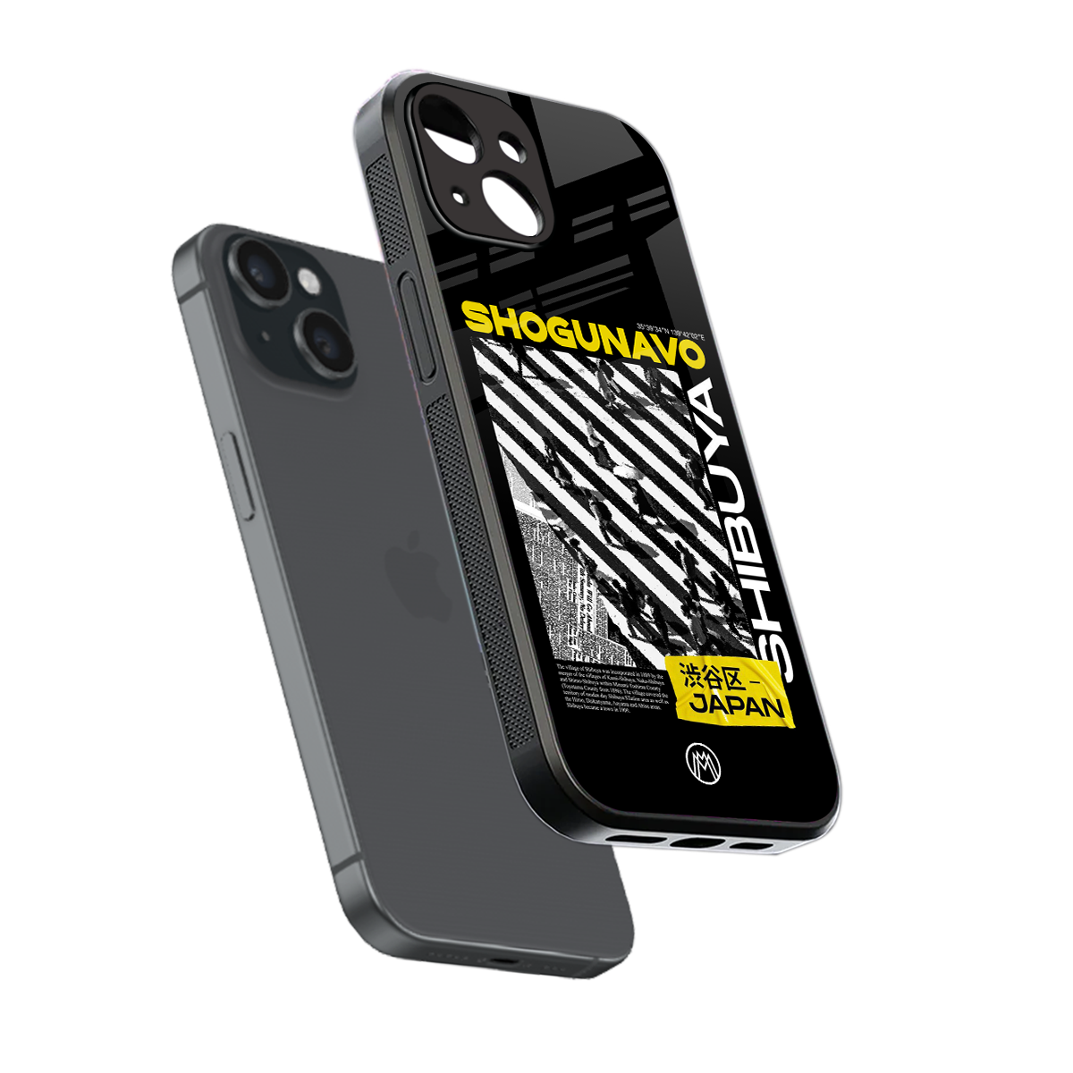 shogunavo shibuya back phone cover | glass case for iphone 15