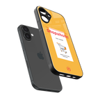shopaholic back phone cover | glass case for iphone 16 plus