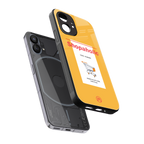 shopaholic back phone cover | glass case for nothing phone 1