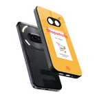 shopaholic back phone cover | glass case for nothing phone 2a