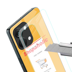 shopaholic back phone cover | glass case for oneplus nord 3