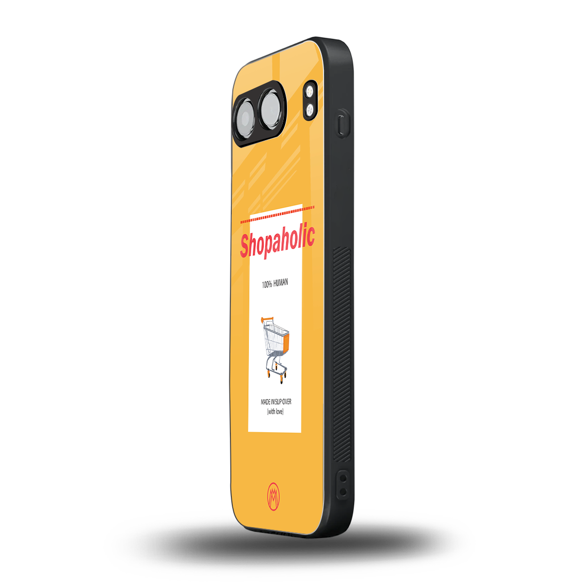 shopaholic back phone cover | glass case for oneplus nord 4