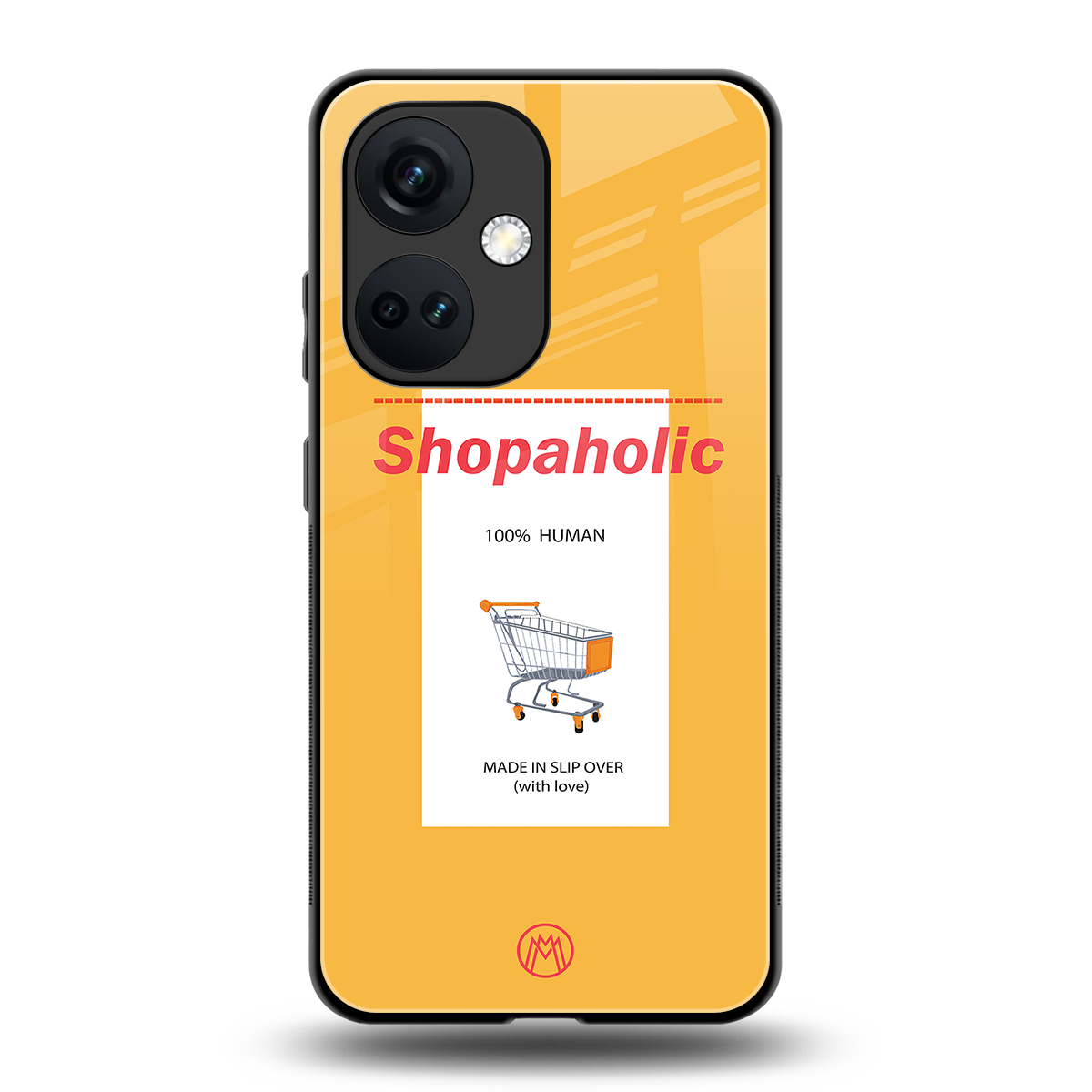 shopaholic back phone cover | glass case for oneplus nord ce 3