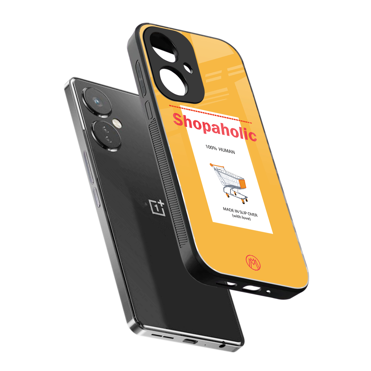 shopaholic back phone cover | glass case for oneplus nord ce 3