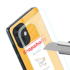 shopaholic back phone cover | glass case for oneplus nord ce 3