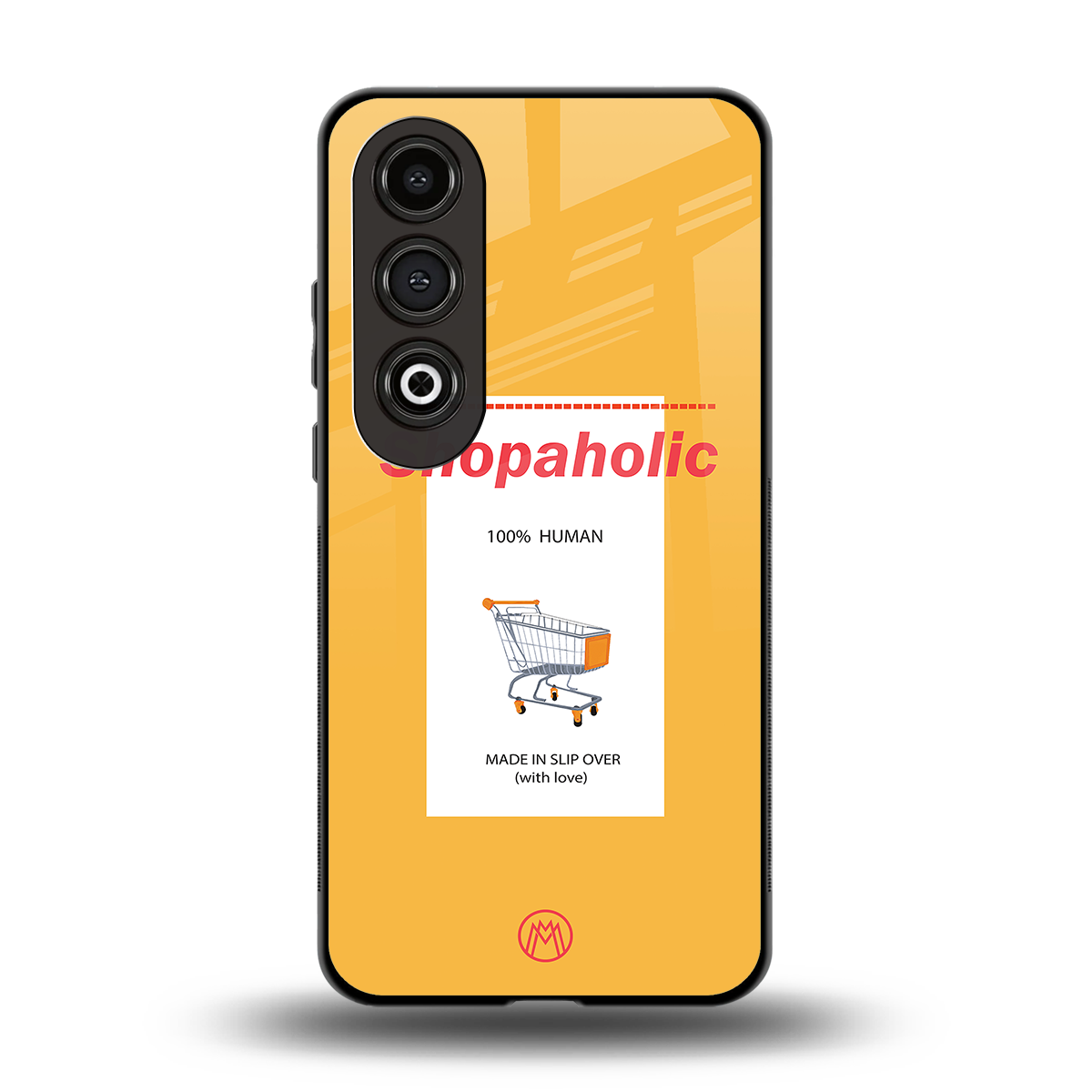 shopaholic back phone cover | glass case for oneplus nord ce 4
