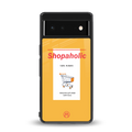 shopaholic back phone cover | glass case for google pixel 6