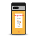 shopaholic back phone cover | glass case for Google Pixel 7A
