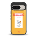 shopaholic back phone cover | glass case for google pixel 9