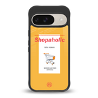 shopaholic back phone cover | glass case for google pixel 9