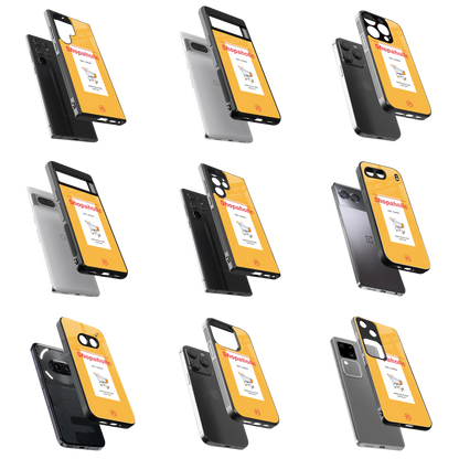 Durable Glass Back Mobile Case for iPhone, Samsung, OnePlus, Google Pixel, Redmi, Vivo, Oppo