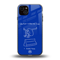sick skateboarder blue doodle back phone cover | glass case for iphone 14 plus