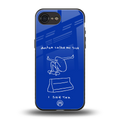 sick skateboarder blue doodle back phone cover | glass case for iphone 16e