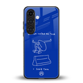 sick skateboarder blue doodle back phone cover | glass case for samsung galaxy s24 plus