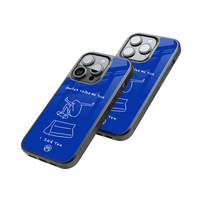 Protective Glass Back Phone Case Compatible with iPhone, Samsung, OnePlus, Pixel & More