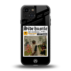 side hustle back phone cover | glass case for iphone 13 mini