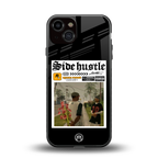 side hustle back phone cover | glass case for iphone 13